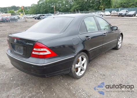 2006 Mercedes-Benz C 280 Luxury 4Matic из США, поврежденный, VIN WDBRF92H56F738281